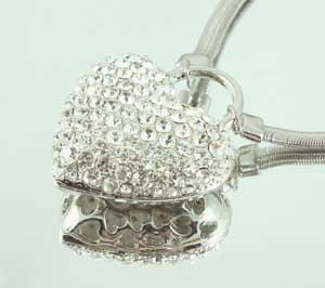 Heart Diamante Necklace