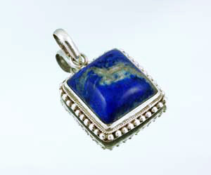 Lapis Lazuli Square Set pendant