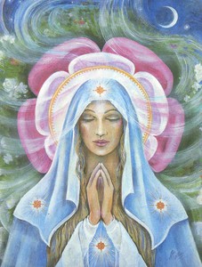 Mother Mary A4 Print for sale